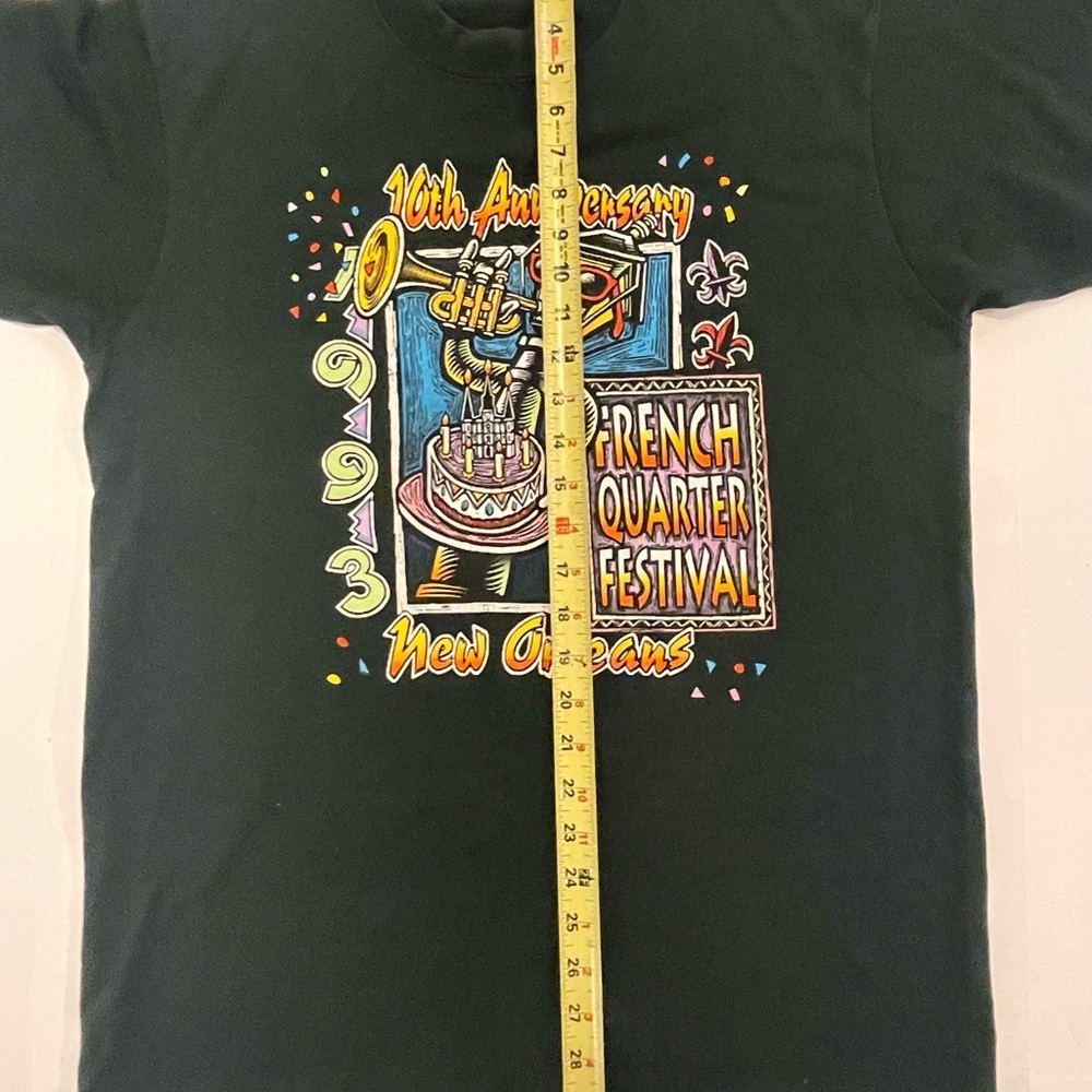 French Quarter Fest 1993 Vintage T-shirt. Size L. Single stitch. Pre-owned. - Picture 10 of 11